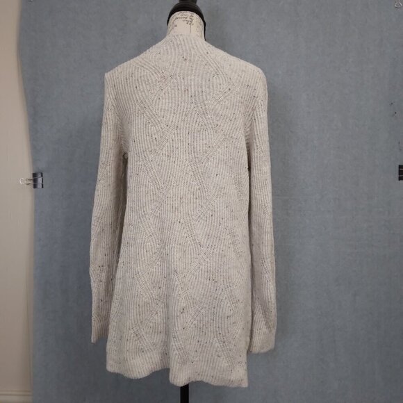 J Jill | Cotton Knit Cream Confetti Tunic Sweater | Size M - Picture 6 of 9